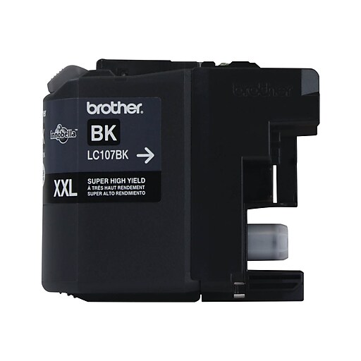 Brother LC107BKS Black Super High Yield Ink Cartridge Staples