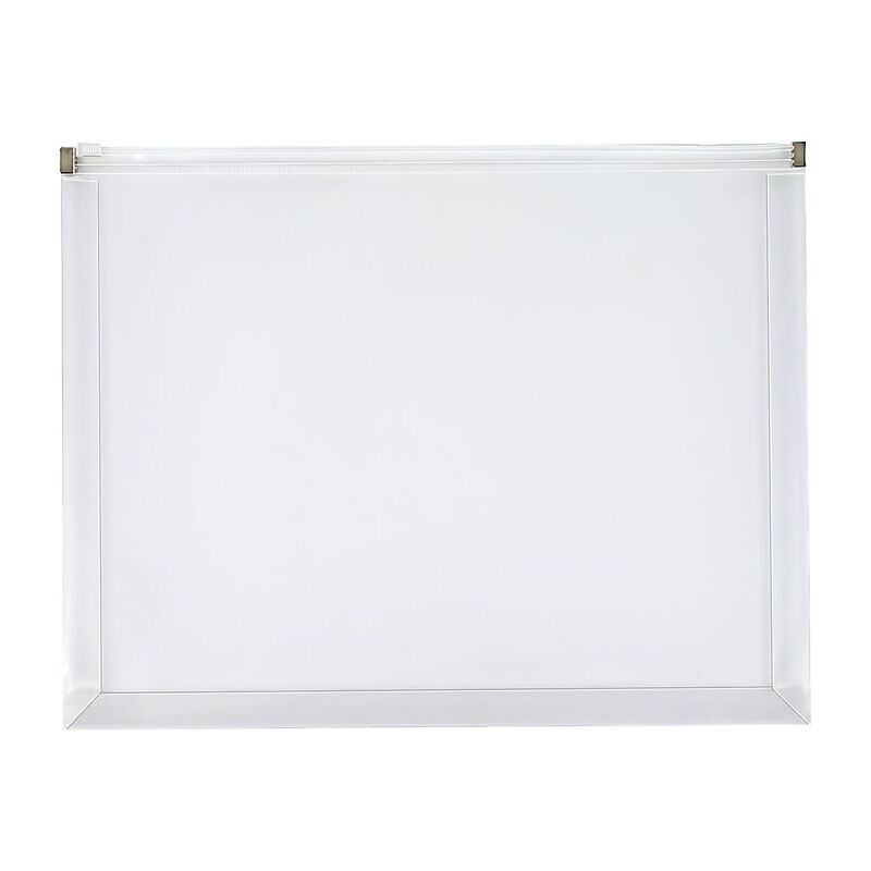 Pendaflex Zip Document Envelopes, 10" x 13", Clear, 5/Pack (PFX 84190GW) image 1