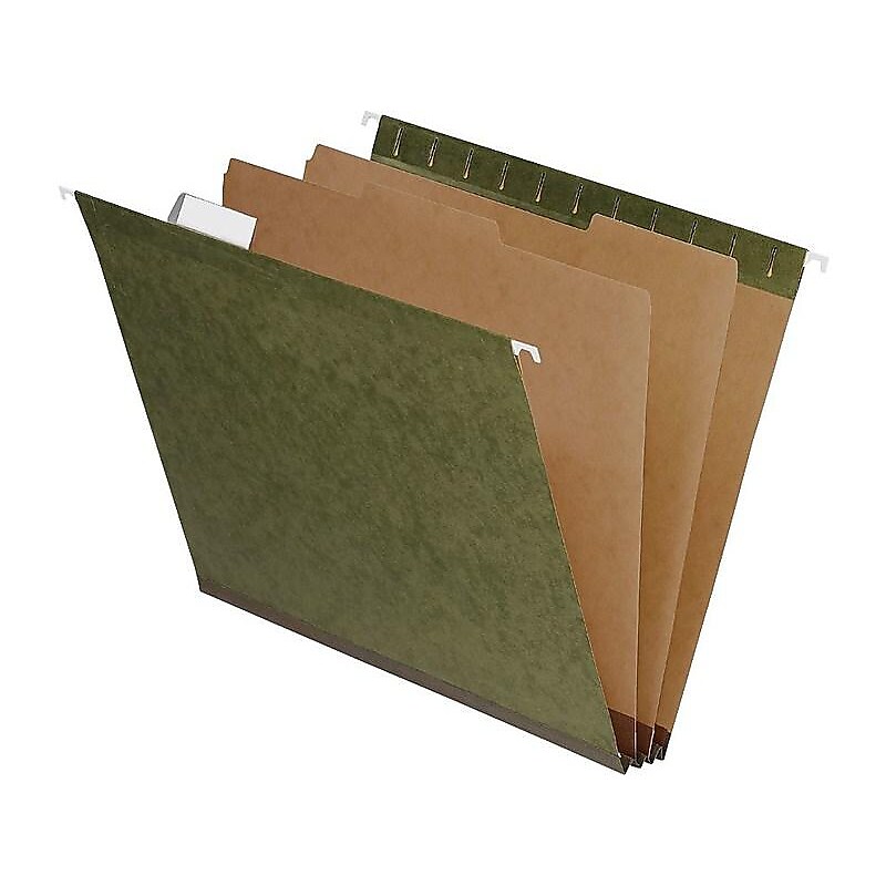 Pendaflex SureHook Hanging File Folders, Letter Size, Standard Green, 10/Box (PFX 59254) image 1