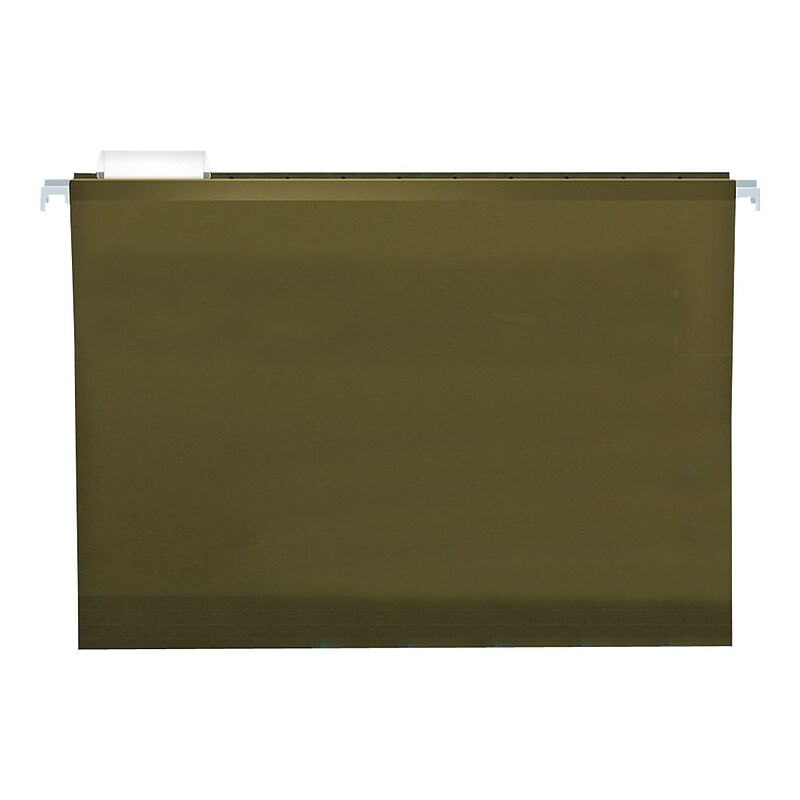 Pendaflex Reinforced Hanging File Folders, 1" Expansion, Letter size, Standard Green 25/Box image 1