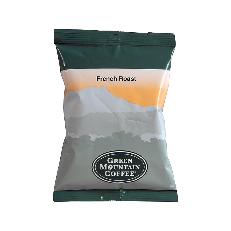 Green Mountain French Roast Ground Coffee, Dark Roast, 50/Carton (4441) image 1