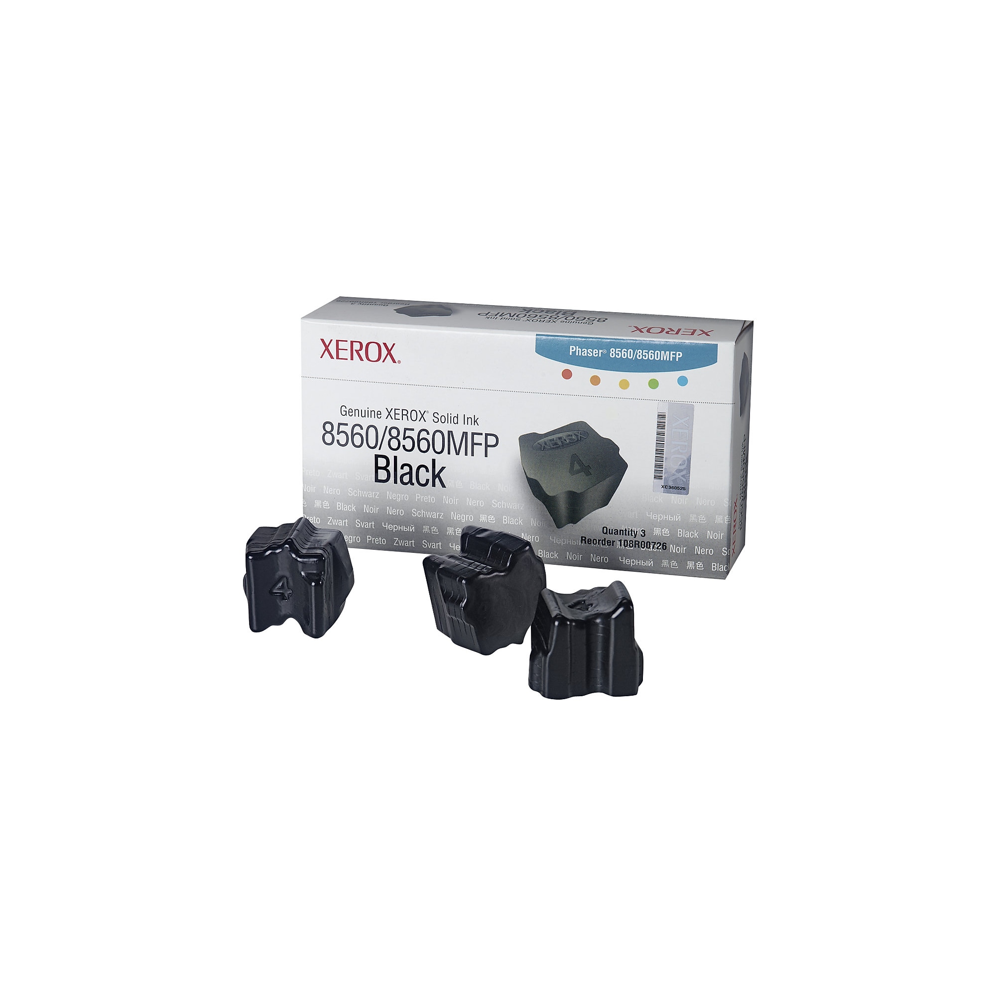 Xerox 108R00726 Black Standard Solid Ink Cartridge, 3/Pack Sansujyuku sansujyuku.com