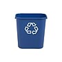 Rubbermaid Commercial Products Plastic Container, 7 Gallon, Blue (FG295673BLUE)~#|#~sp44489927_sc7