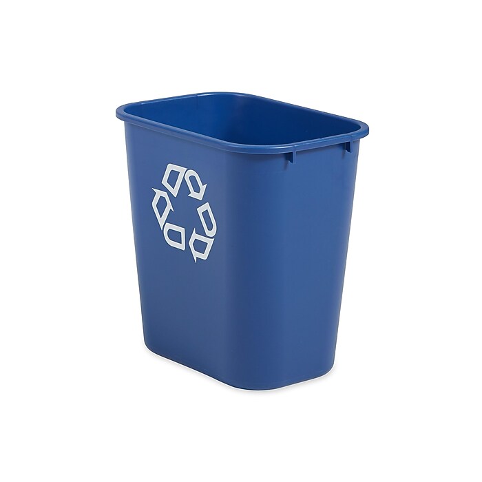 Rubbermaid Commercial Products Plastic Container, 7 Gallon, Blue