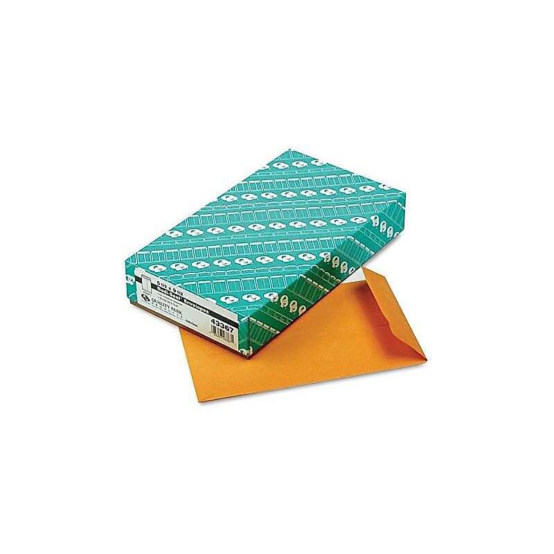 Quality Park Redi-Seal Kraft Catalog Envelopes, 6.5" x 9.5", Brown Kraft, 100/Box (QUA43367) image 1