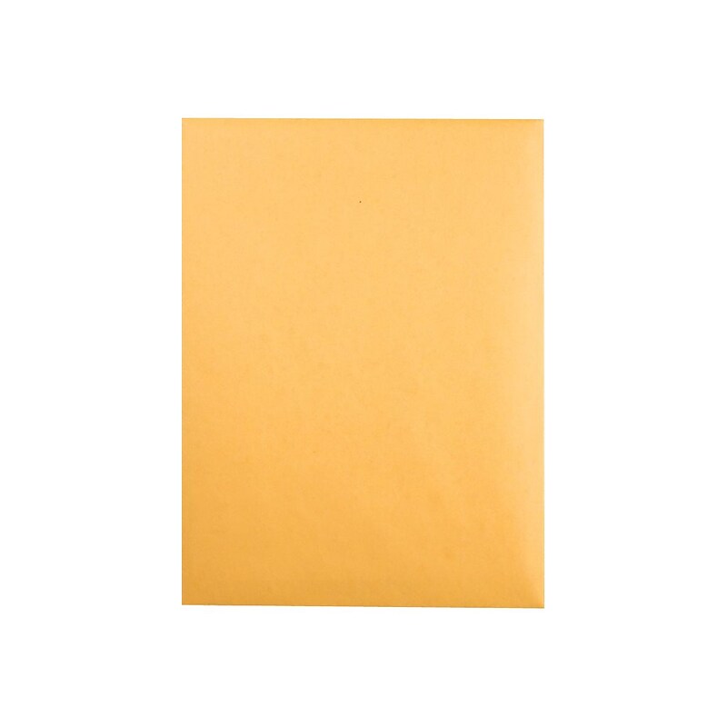 Quality Park ClearClasp Redi-Tac Kraft Catalog Envelopes, 9" x 12", Brown Kraft, 100/Box (QUA43568) image 1