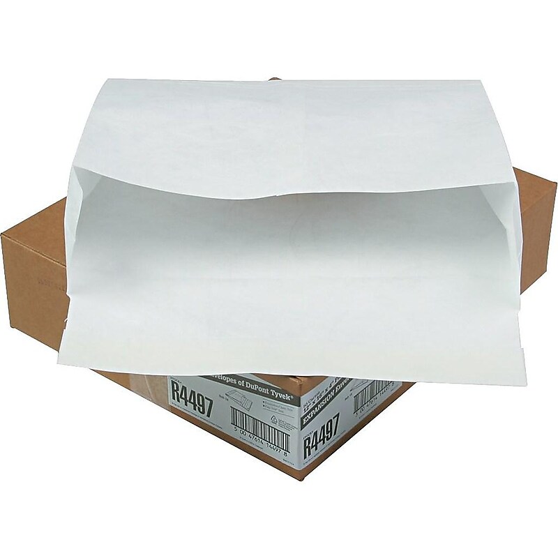 Quality Park Survivor Tyvek Expansion Flap-Stik Catalog Envelopes, 12" x 16", 50/Carton (QUAR4497) image 1