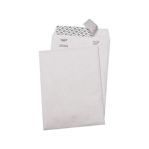 Quality Park Tyvek Survivor Self Seal Catalog Envelopes, 12"L x 15.5"H