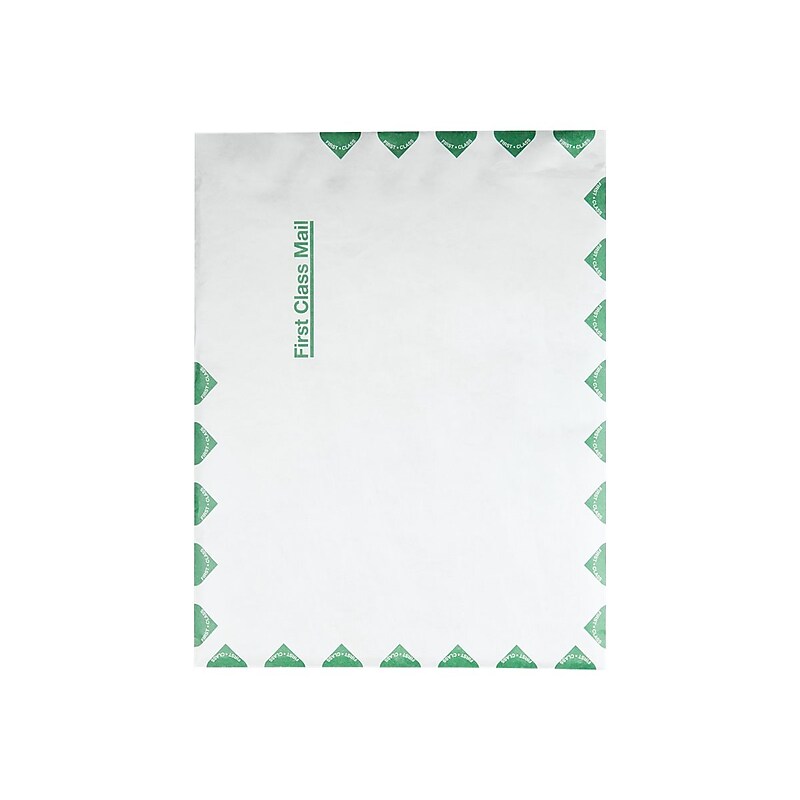 Quality Park Tyvek Survivor Self Seal Catalog Envelopes, 10"L x 13"H, White, 100/Box (QUAR1590) image 1