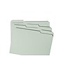 Smead Pressboard Classification Folders with SafeSHIELD Fasteners, 1/3-Cut Tab, Legal Size, Gray/Green, 25/Box (19931)~#|#~sp44490412_sc7