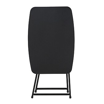 COSCO 18” x 26” Indoor Outdoor Adjustable Height Personal Folding Tailgate Table, Black, 2 pack (37129BLK2E)