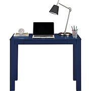 Ameriwood Home Parsons 39"W Computer Desk with Drawer, Blue (9859496COM)