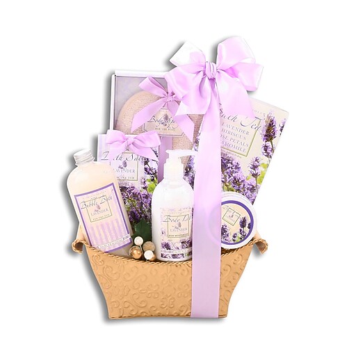 Lovely Lavender Gift Basket at Staples