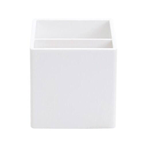 Poppin Plastic Pen Cup, White (100259) Staples