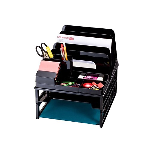 OfficeMate Front Loading Letter Tray, Black (22132) Staples