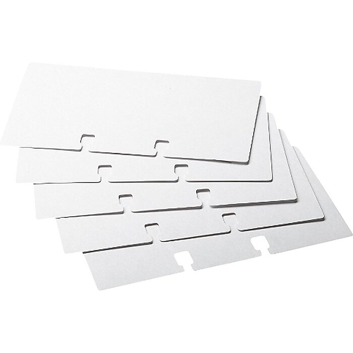 Rolodex Rotary Cards, White, 100/Pack (67558) | Staples