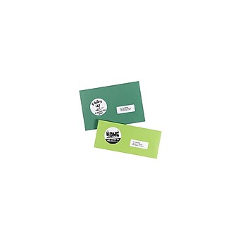 Avery High Visibility Laser Shipping Labels, 2.5"Dia., White, 300/Pack (5294)