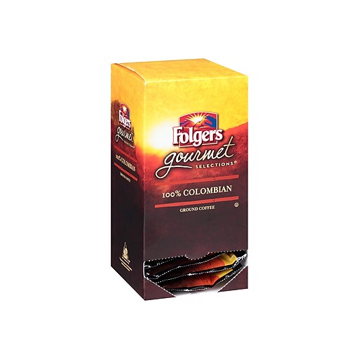 Folgers® Colombian Coffee Pods, Regular, 18 Pods at Staples
