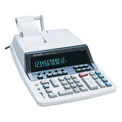 (未使用･未開封品)shrqs2760h United Stationers (op)??????12dig Sharp QS-2760H 12-Digit Desktop Printing Calculator, White