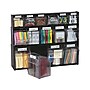 Deflect-O Tilt Bin Interlocking Compartment Storage, Black/Transparent (20604OP)~#|#~sp44844540_sc7