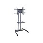 Luxor FP Series Steel Pedestal TV Stand, Screens up to 60", Black (FP3500)~#|#~sp44844662_sc7