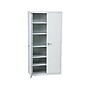 HON Brigade 72" Steel Storage Cabinet with 5 Shelves, Light Gray (HONSC1872Q)~#|#~sp44844697_sc7