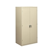 HON Brigade 72" Steel Storage Cabinet with 5 Shelves, Putty (HONSC2472L)