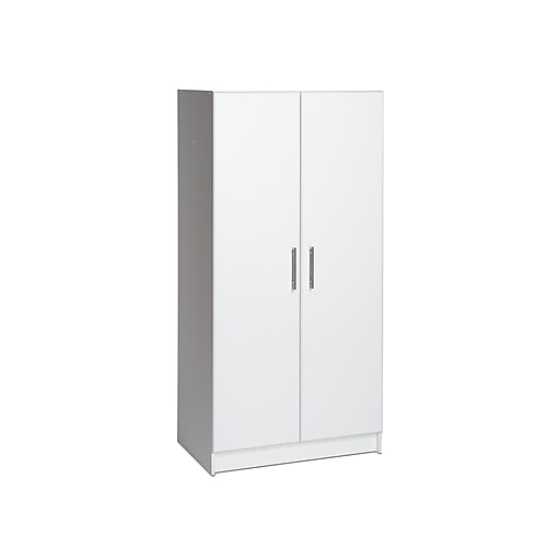 Prepac Elite 65" Composite Storage with 3 Shelves, White (WES