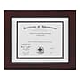 Lawrence Frames Resin Certificate Frame, Mahogany (1870)~#|#~sp44844771_sc7