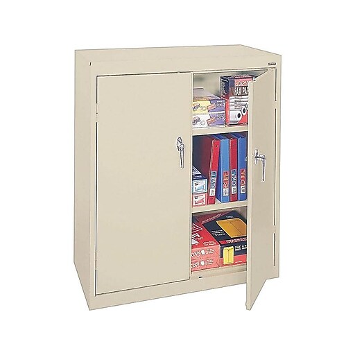 Shop Staples For Sandusky 42 H Deluxe Steel Welded Storage Cabinet