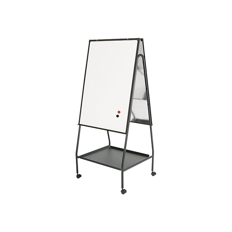 Best-Rite Wheasel Dry/Wet Erase Easel, 65", Steel (770) image 1