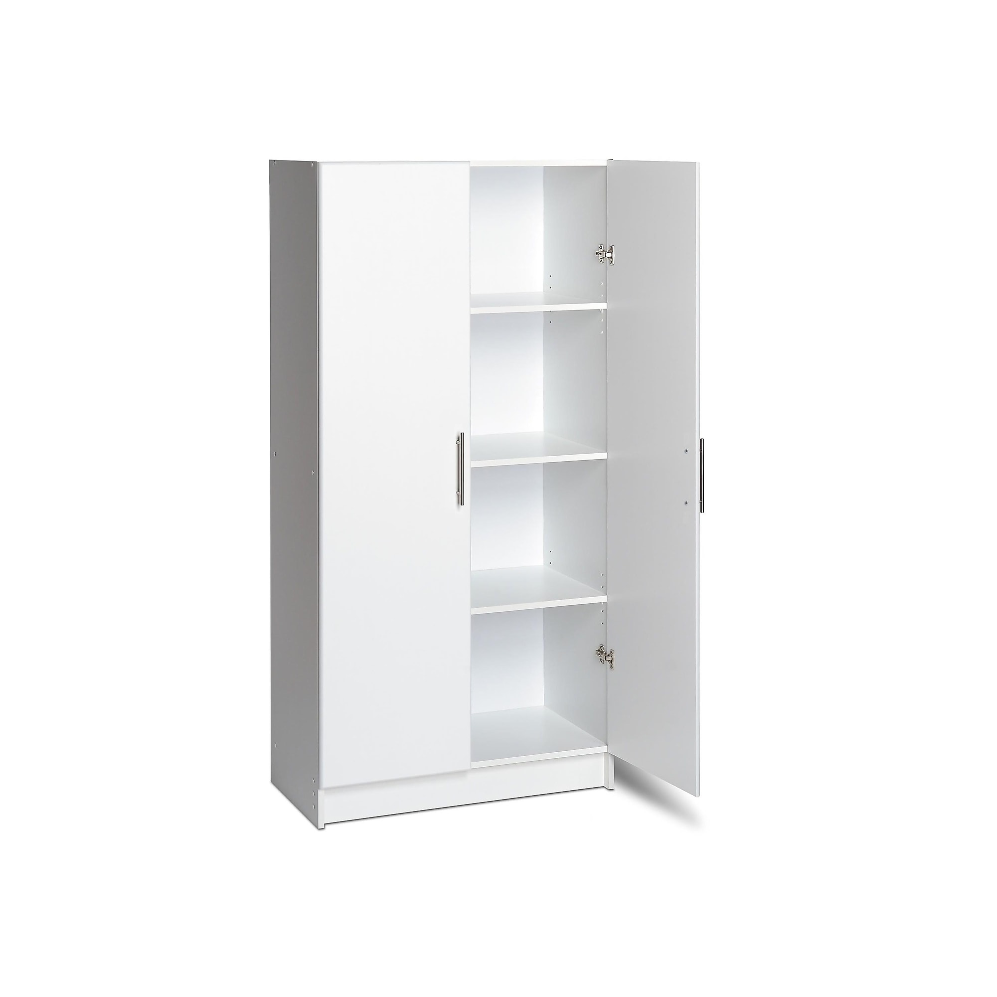 Prepac Elite 65″ Composite Storage Cabinet with 3 Shelves, White (WES-3264) Sansujyuku sansujyuku.com