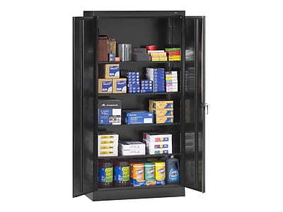 36 Width x 72 Height x 18 Depth 150 lbs Capacity per Shelf Putty 4 Shelves Tennsco 7218 24 Gauge Steel Standard Welded Storage Cabinet 