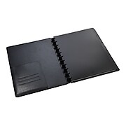 Staples Arc System Tab Dividers, 9" x 11", Black, 5/Pack (21301)