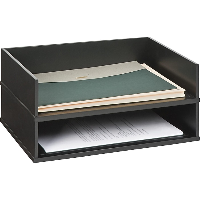 Victor Technology Side Loading Letter Tray, Black (1154-5) | Staples