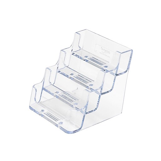 Shop Staples For Deflecto Four Pocket Countertop Business Card Holder