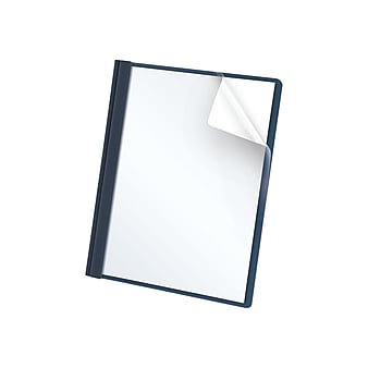 Oxford Clear Front Report Cover, Letter Size, Dark Blue (OXF55838)