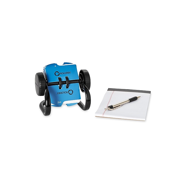 Rolodex Mini Rotary File, 250 Card Capacity, Black (66700) | Staples
