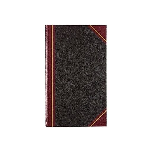 Rediform Texhide Record Book, 500 Pages, Black (57151) Staples