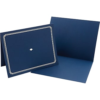 Gartner Studios Certificate Holders, 8.5" x 11", Blue, 6/Pack (35005)