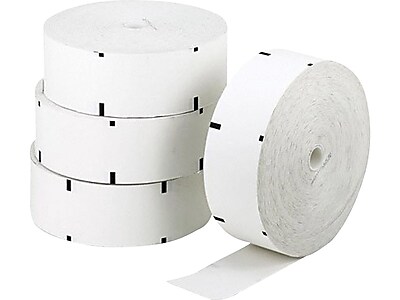 "Staples Thermal Cash Register/POS Rolls, 3 1/8"" x 2500', 4/Carton (18330-CC)"