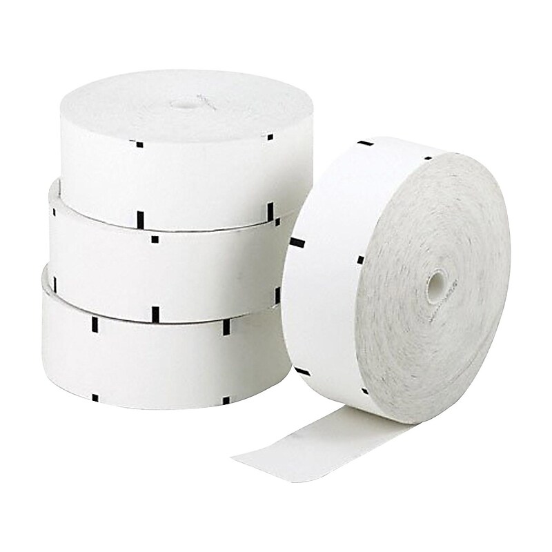 Staples Thermal Cash Register/POS Rolls, 1-Ply, 3 1/8" x 2500', 4/Carton (18330-CC) image 1