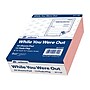 Adams While You Were Out Message Pads, 4.25" x 5.5", Pink, 50 Sheets/Pad, 12 Pads/Pack (9711D)~#|#~sp44845191_sc7