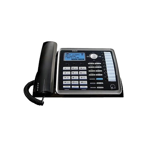 RCA 25214 2Line Corded Telephone with Full Duplex Speakerphone at Staples
