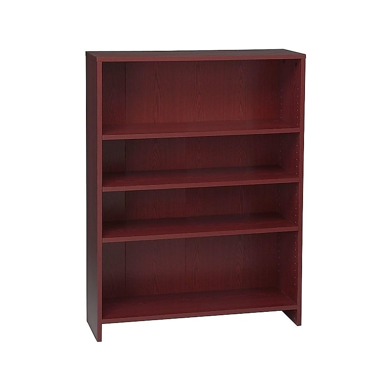 HON 1870 Series 4 Shelf Standard Bookcase, Mahogany (HON1874N) image 1