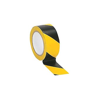 Tatco Hazard Tape, 2" x 36 yds., Yellow/Black (14711)