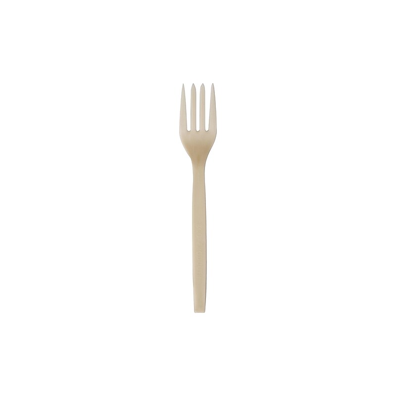 Eco-Products PSM Plant Starch Fork, Cream, 1000/Carton (EP-S002) image 1
