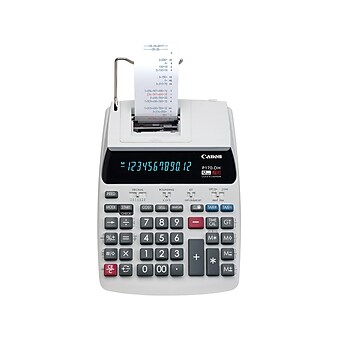 Canon P170-DH-3 2204C001 12-Digit Desktop Printing Calculator, White