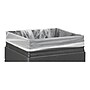 Safco Canmeleon Indoor/Outdoor Trash Cans w/Lid, Black High-Density Polyethylene/HDPE, 38 Gal. (9476BL)~#|#~sp44845553_sc7