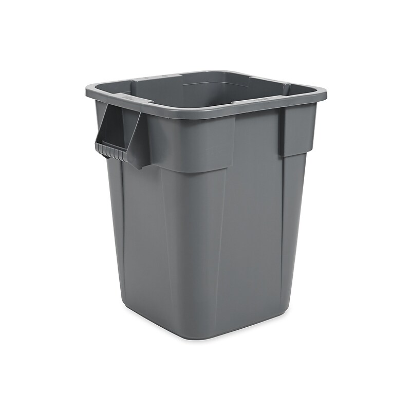 Rubbermaid Brute Indoor Trash Can, Gray Plastic, 40 Gal. (FG353600GRAY) image 1